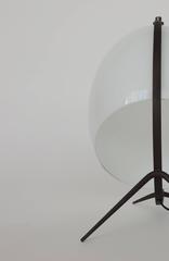 Italian sculptural Murano glass and metal Table Lamp, 1950s