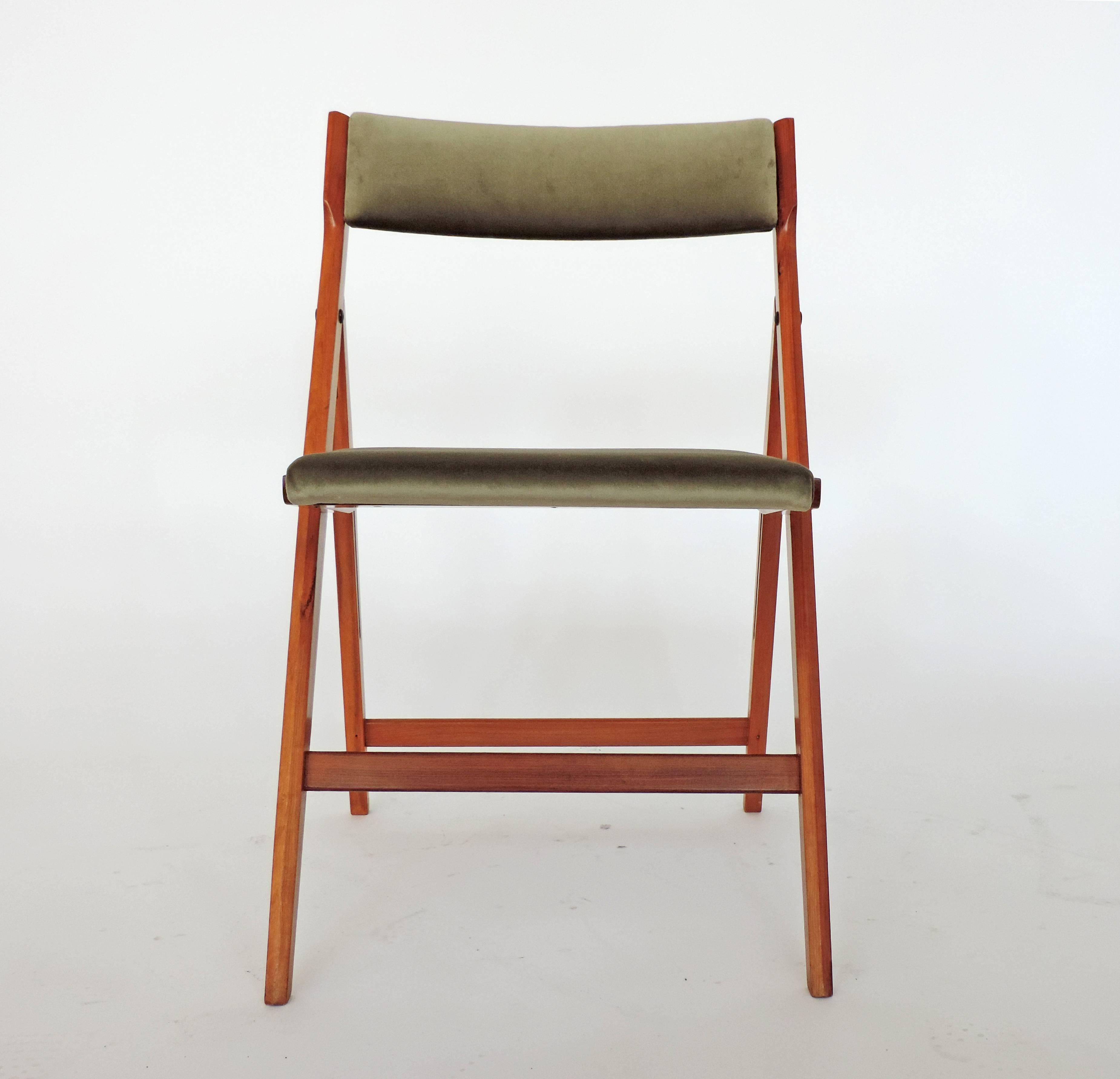 Gio Ponti Folding Chair for F. Reguitti In Excellent Condition In Milan, IT