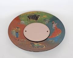 Wunderschöner konkaver Wandspiegel „Spanish Corrida“