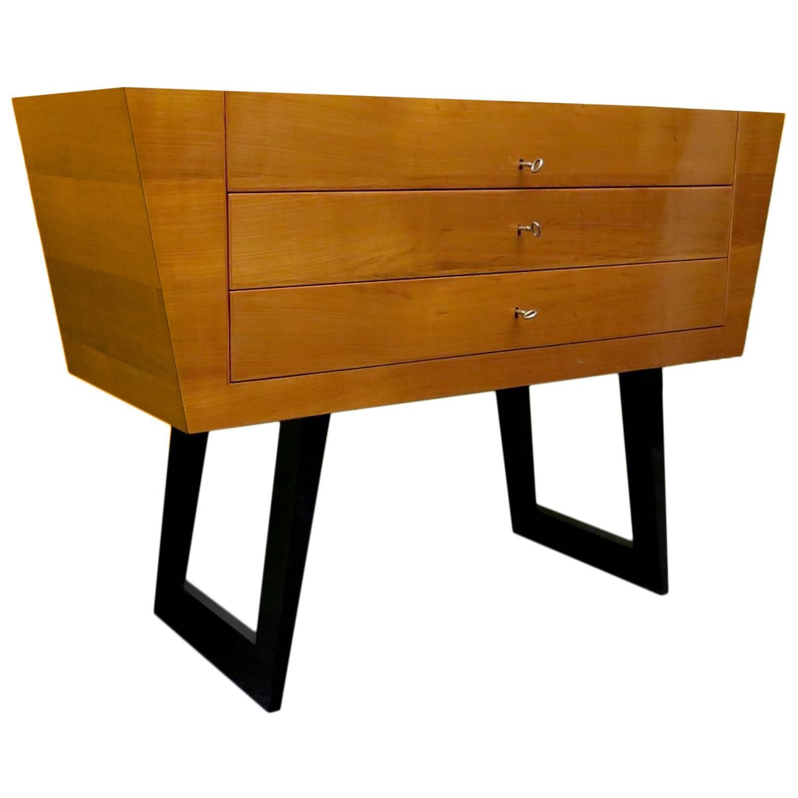 Commode italienne en merisier du milieu du siècle dernier, 1950