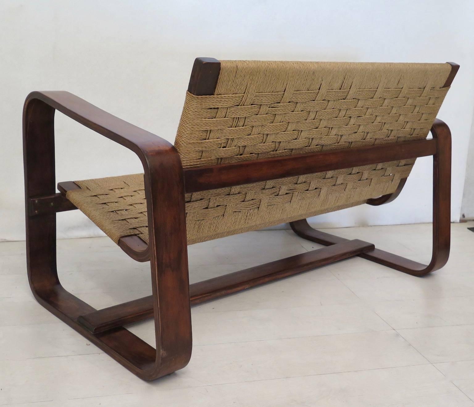 Giuseppe Pagano Pogatschnig e Gino Maggioni 1939-1941 Italian Sofa In Excellent Condition In Rome, IT