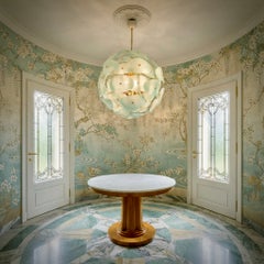 Murano Sputnik Vistosi Style Green Water Italian Chandeliers and Pendant, 2000
