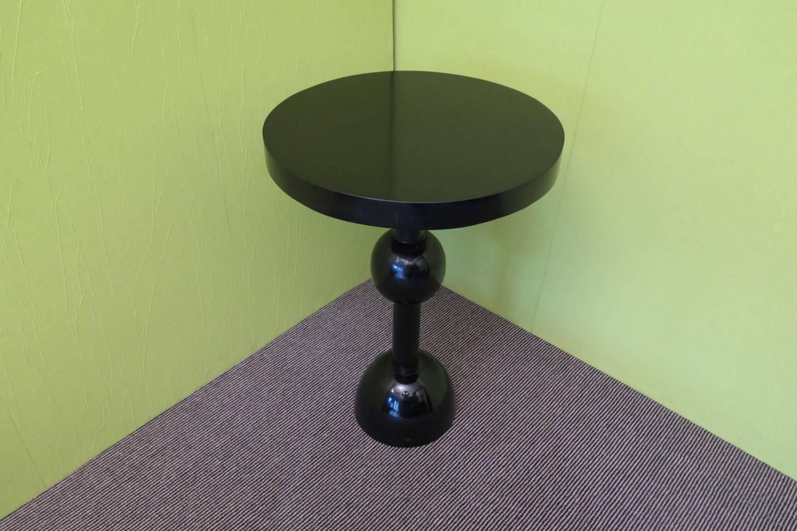 Beautiful Blacks SideTables Art Deco In Excellent Condition In Rome, IT