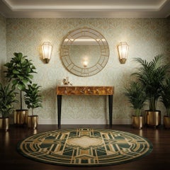 Murano Lively Yellow Art Glass Italian Modern Console, 2020