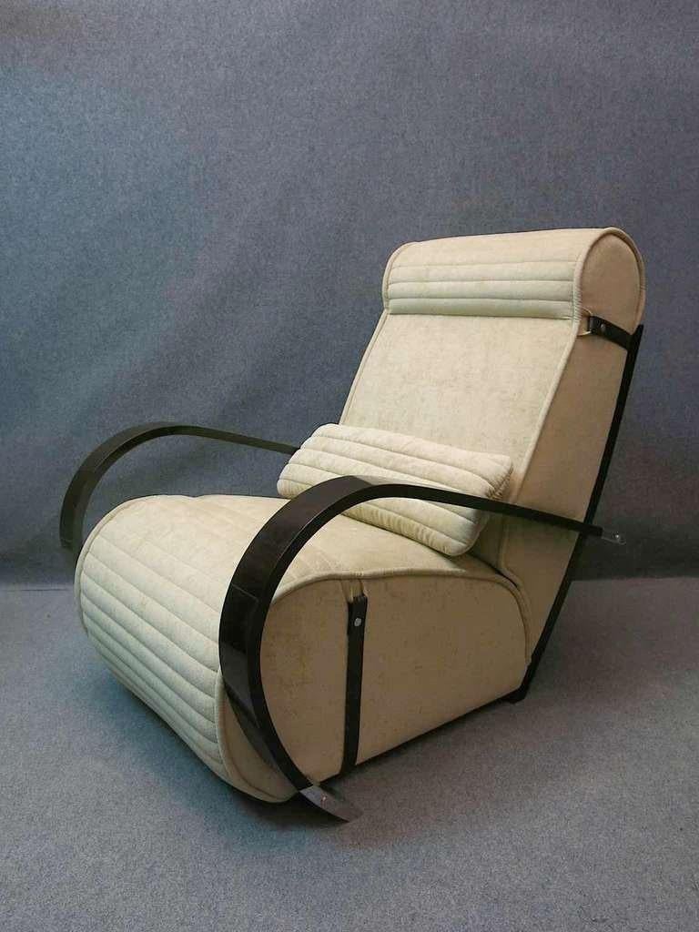 Mid-Century Modern Pair of Midcentury Wood and Velvet Italian Lounge Chairs, 1950