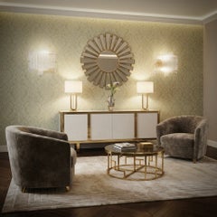 Murano Art Glass Sand Blasted Art Deco Wall Light and Sconces, 2020
