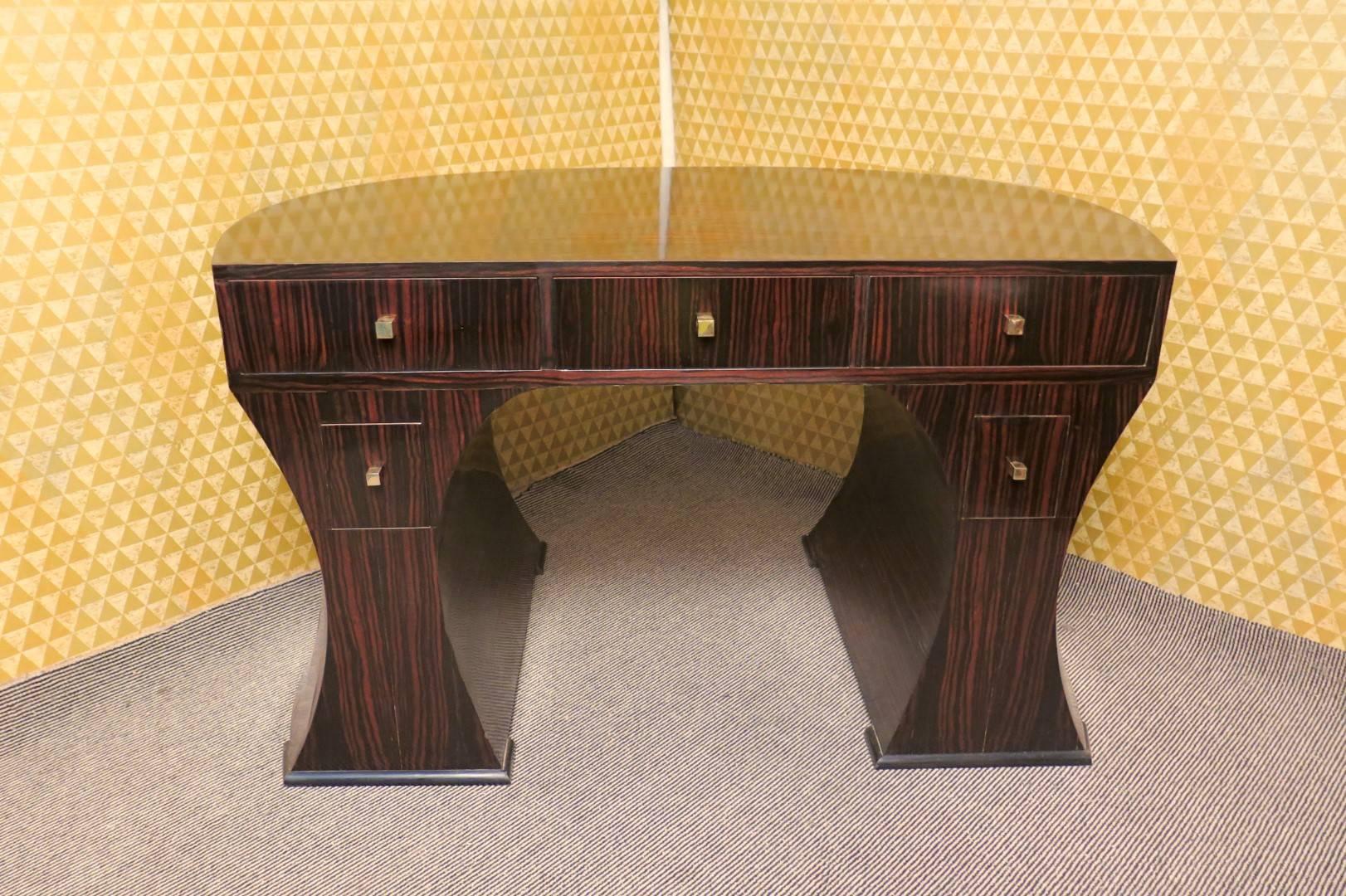 Italian Stunning Art Deco Desk