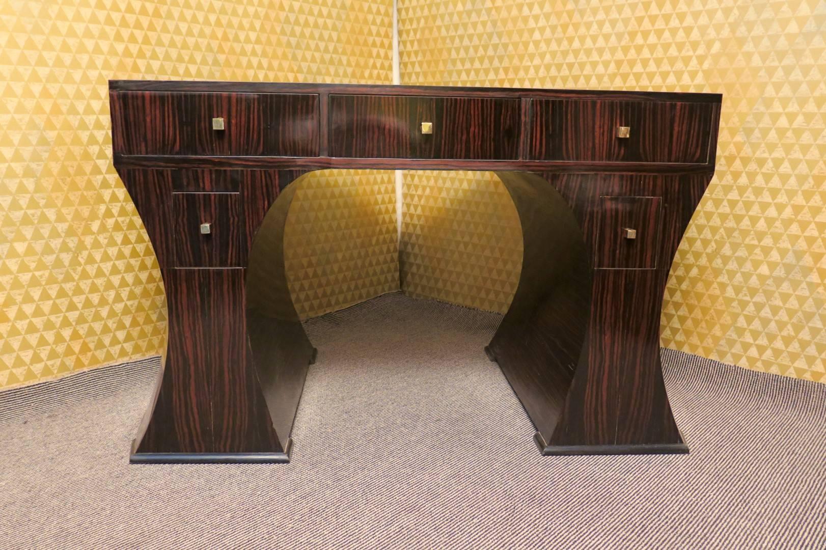 Ebony Stunning Art Deco Desk
