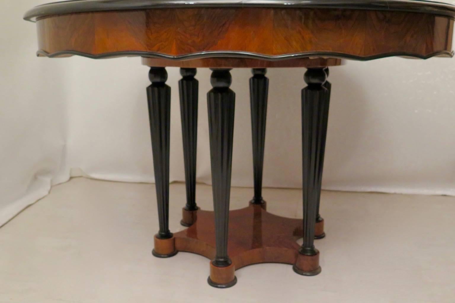 Veneer Rare Biedermeier Extendable Table
