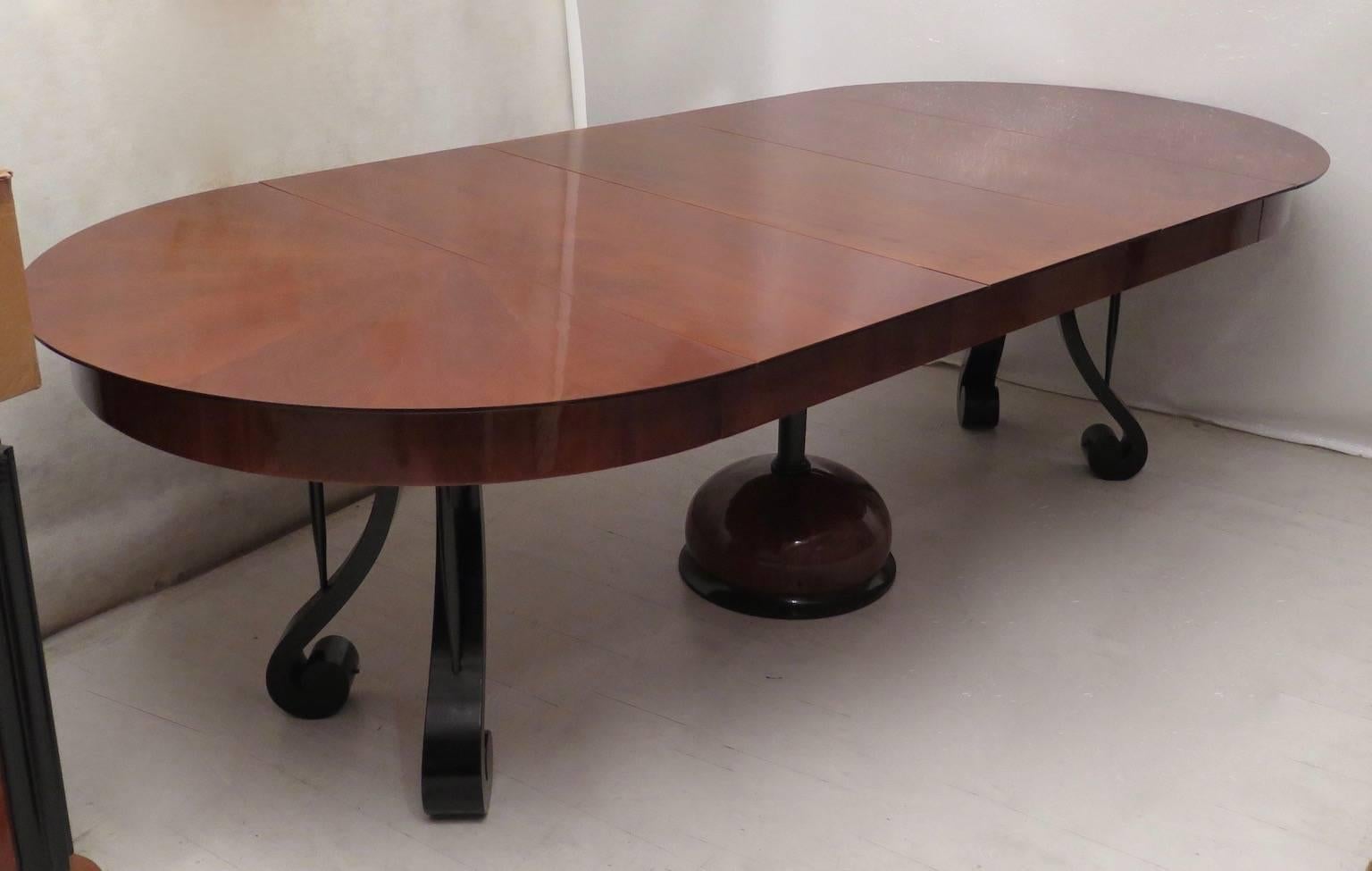 1820 Biedermeier Cherry Wood Austrian Extendable Table 6