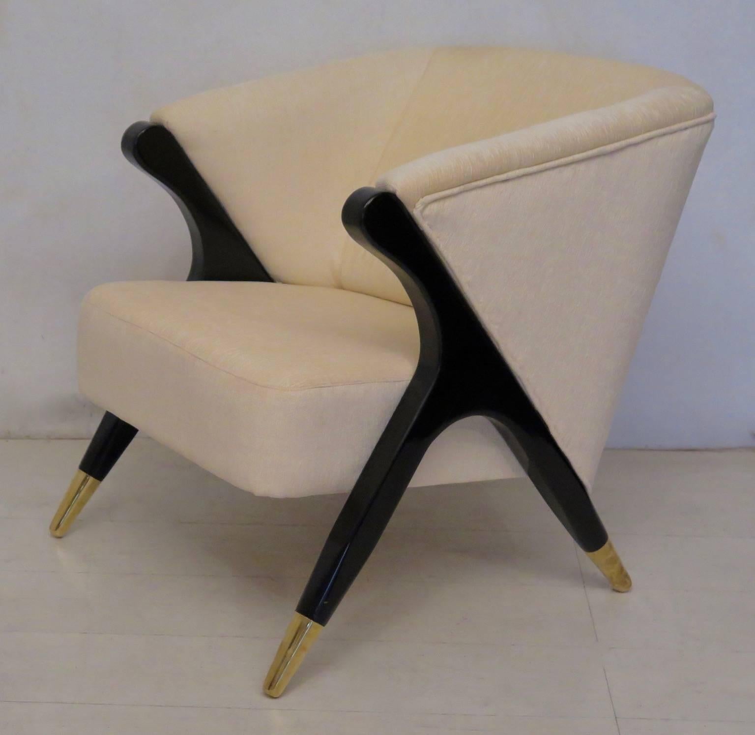 Two Art Deco Armchairs, Italy, 1930s 3
