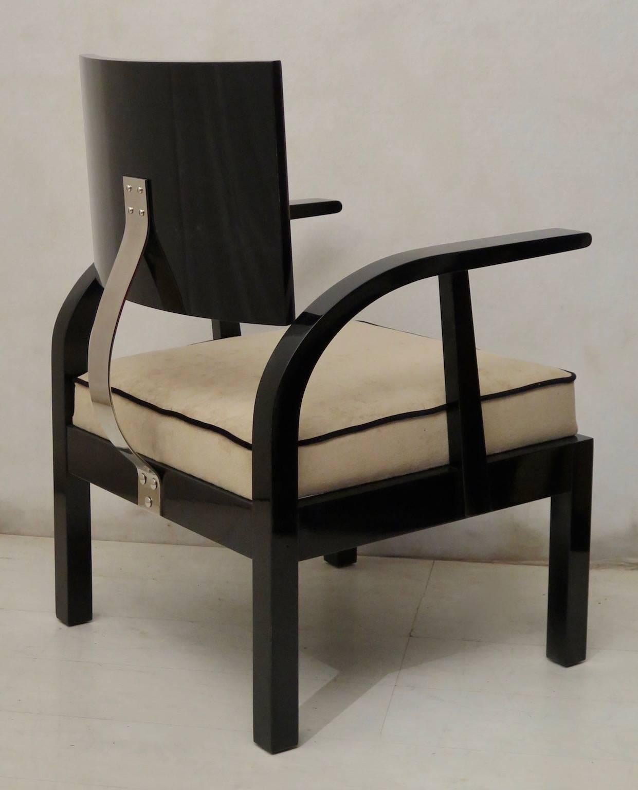 Mid-20th Century Two Armchairs by Lajos Kozma, Ungheria, 1940s