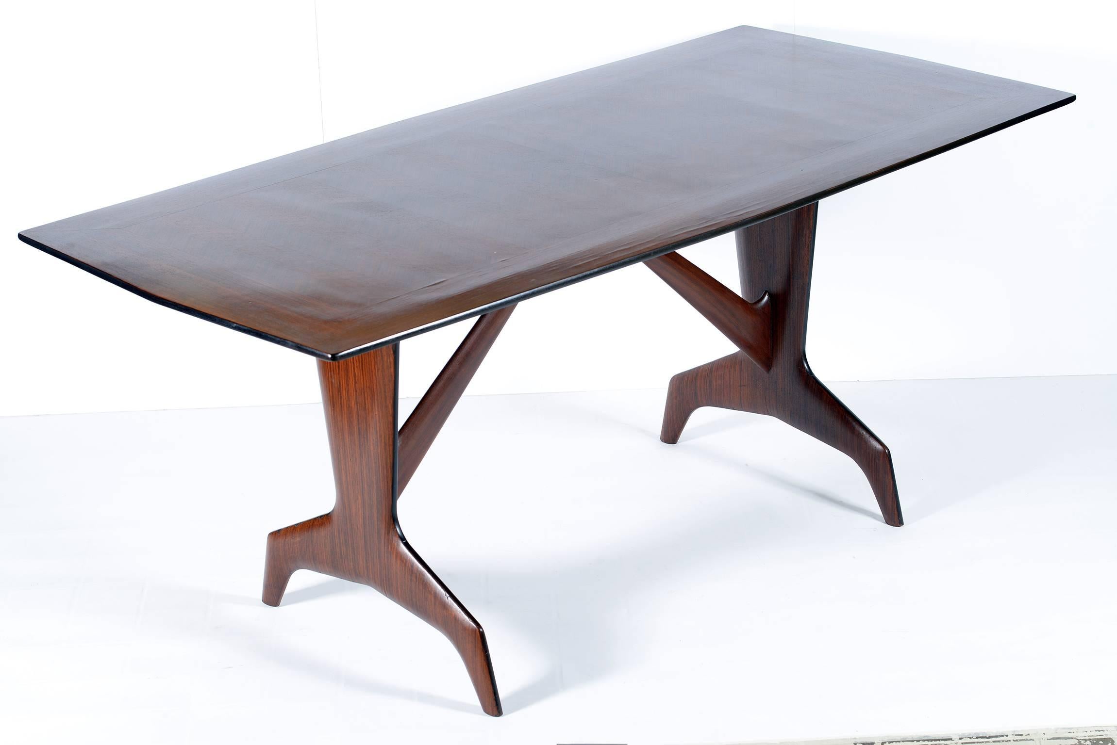 Mid-Century Modern  Dassi Mid century  Table precious Inlaid  , italy 1950's