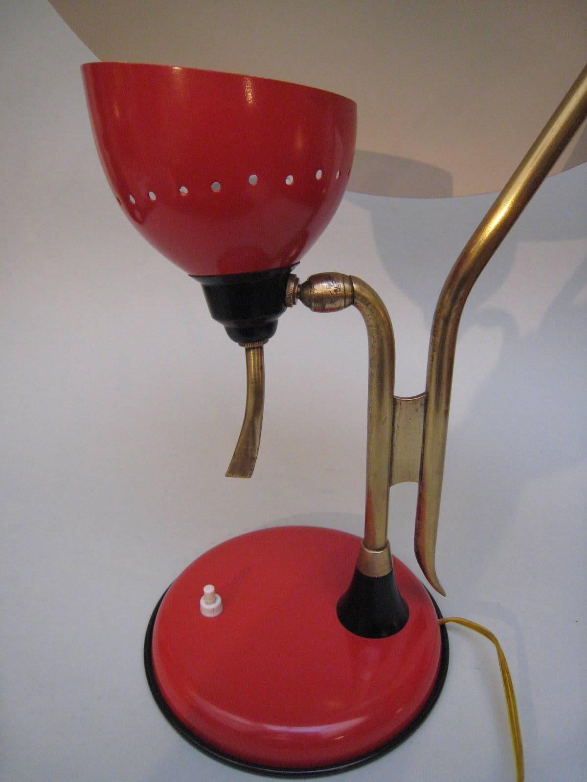 1950s Adjustable Table Lamps by Stilux Milano 1