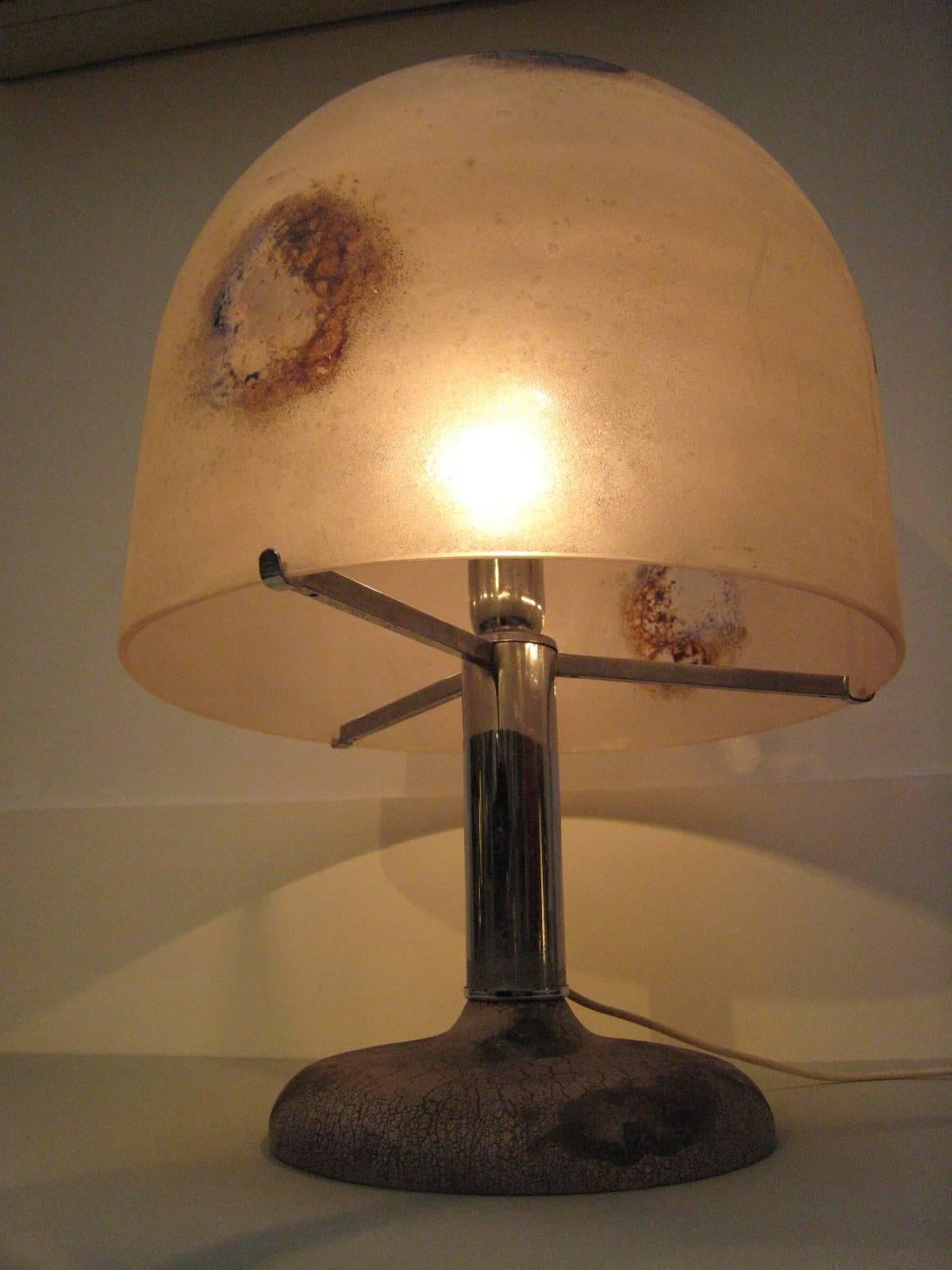 Italian Table lamps in Murano 