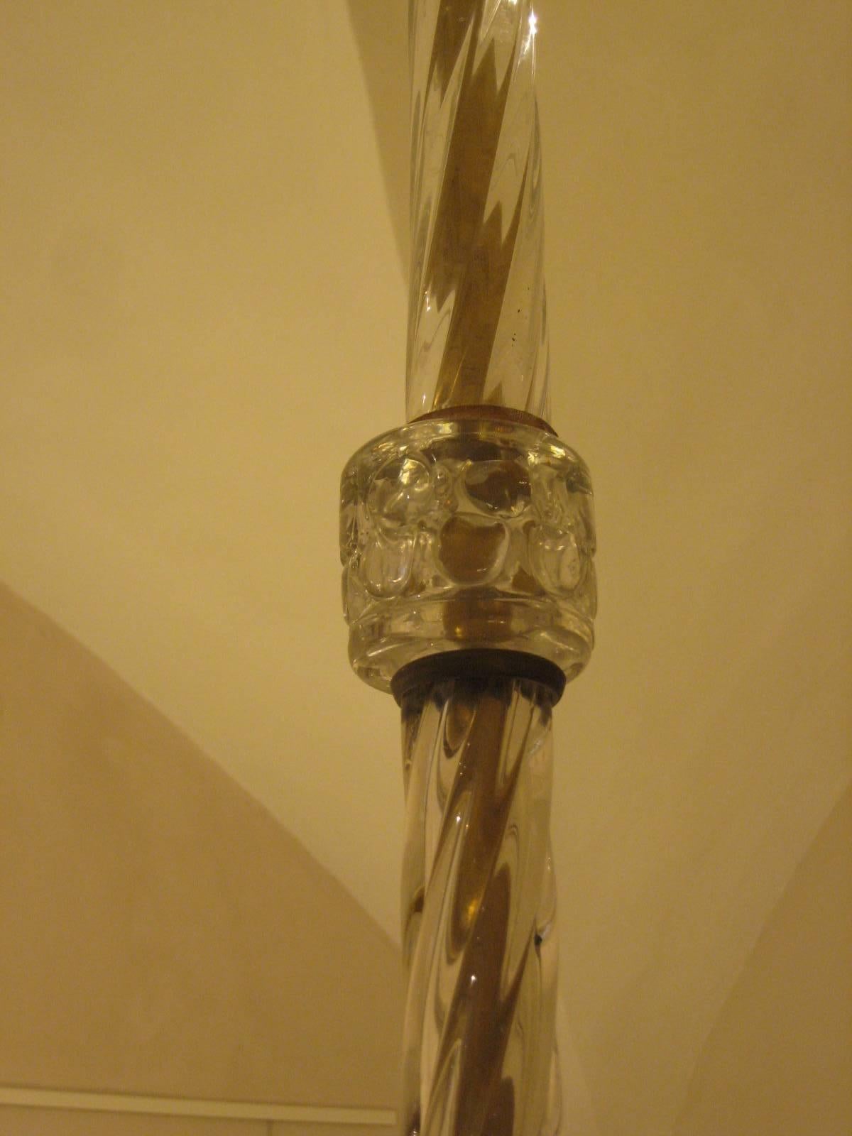 Murano Glass Chandelier by Barovier e Toso 4