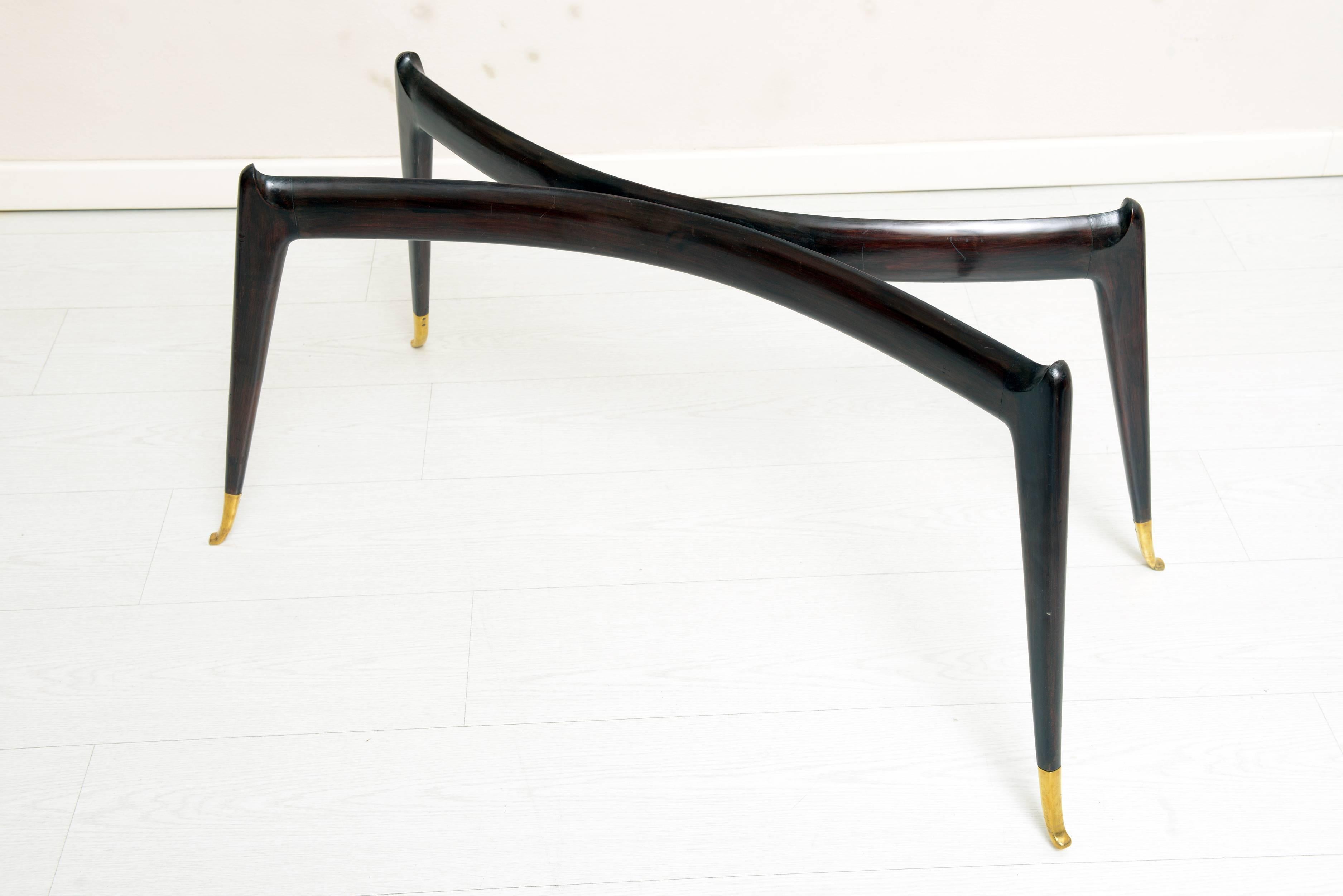 Mid century Italian 1950's coffee table Gio Ponti style. 3