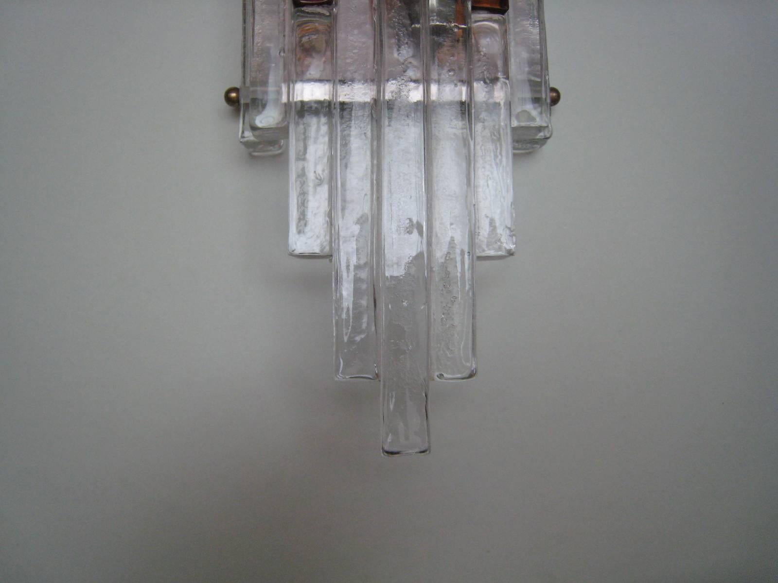 Three Italian Wall Light Sconce by Poliarte, 1960 2