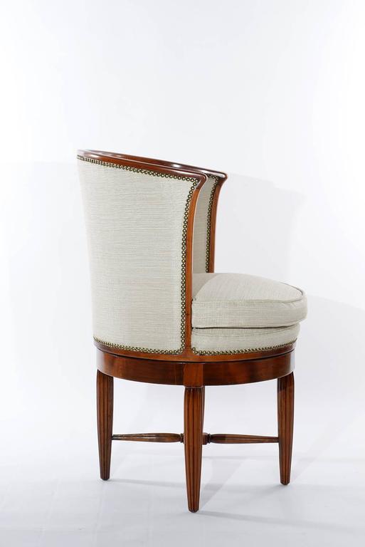 French Art Deco Desk Swivel Chair, 1925 at 1stDibs