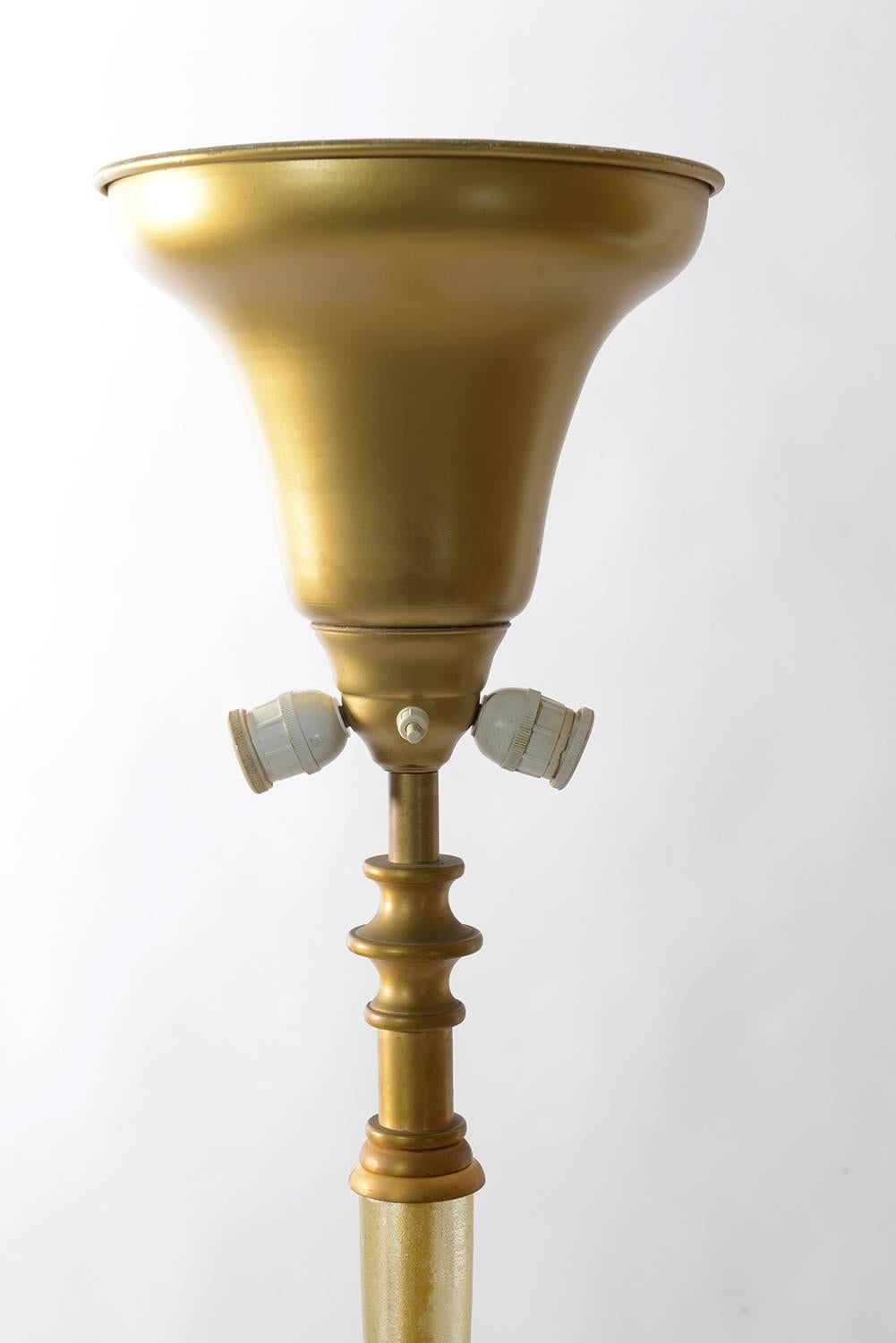 Mid-20th Century Seguso Murano Glass 1950s Italian Standing Lamp