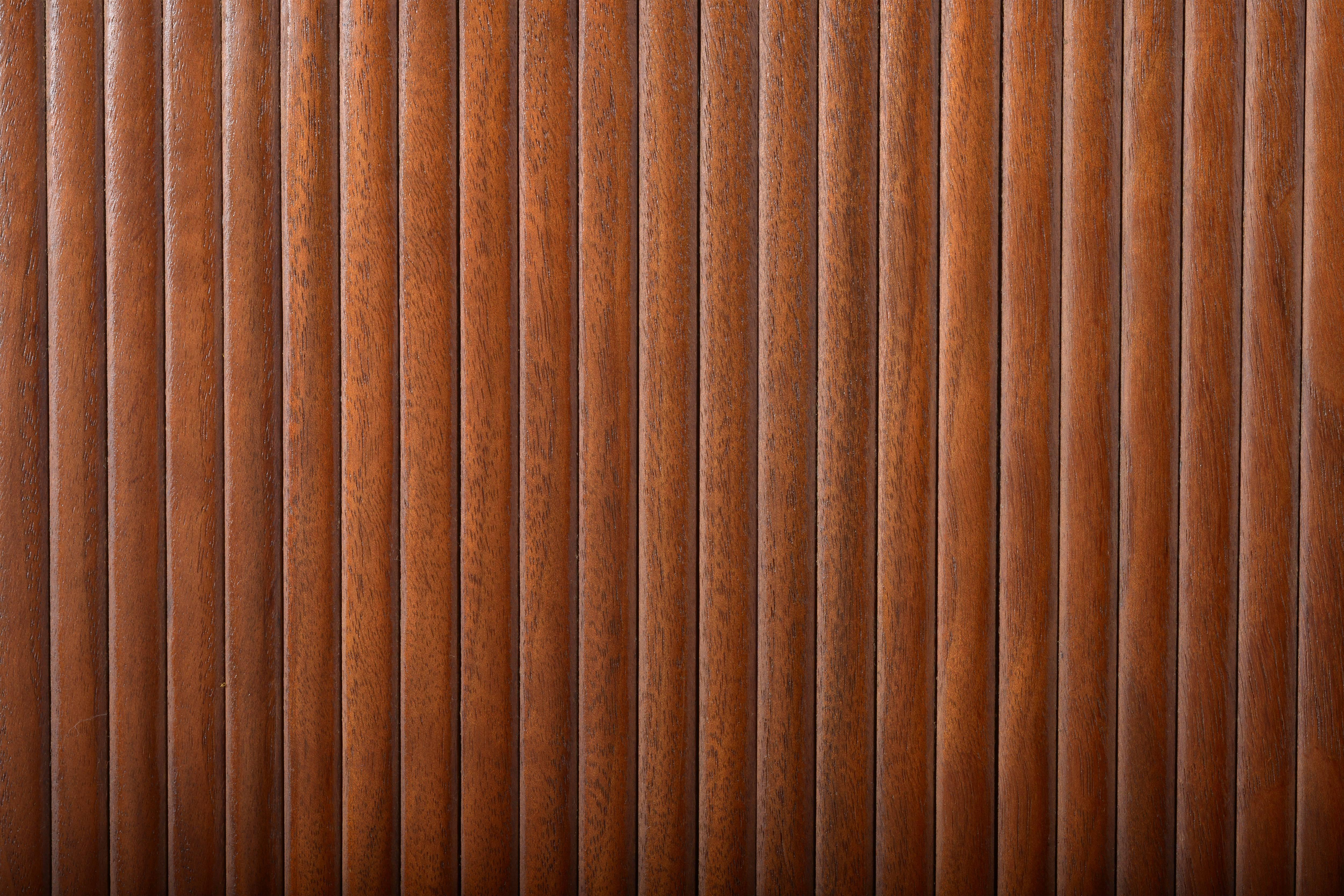 Elegant 1950s Danish Teak Wood Sliding Doors Sideboard 3