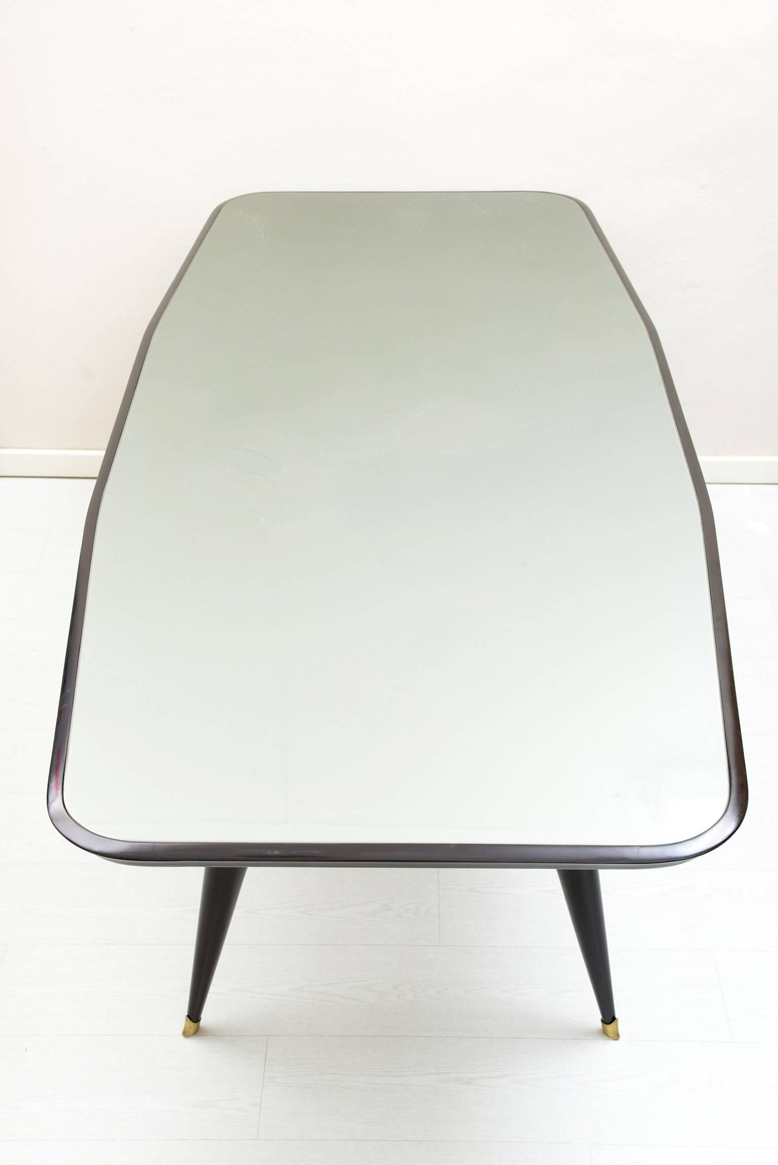 Mid-20th Century Mid century modern Italian Dining Table Attributed to Arc. Ico Parisi, 1950s