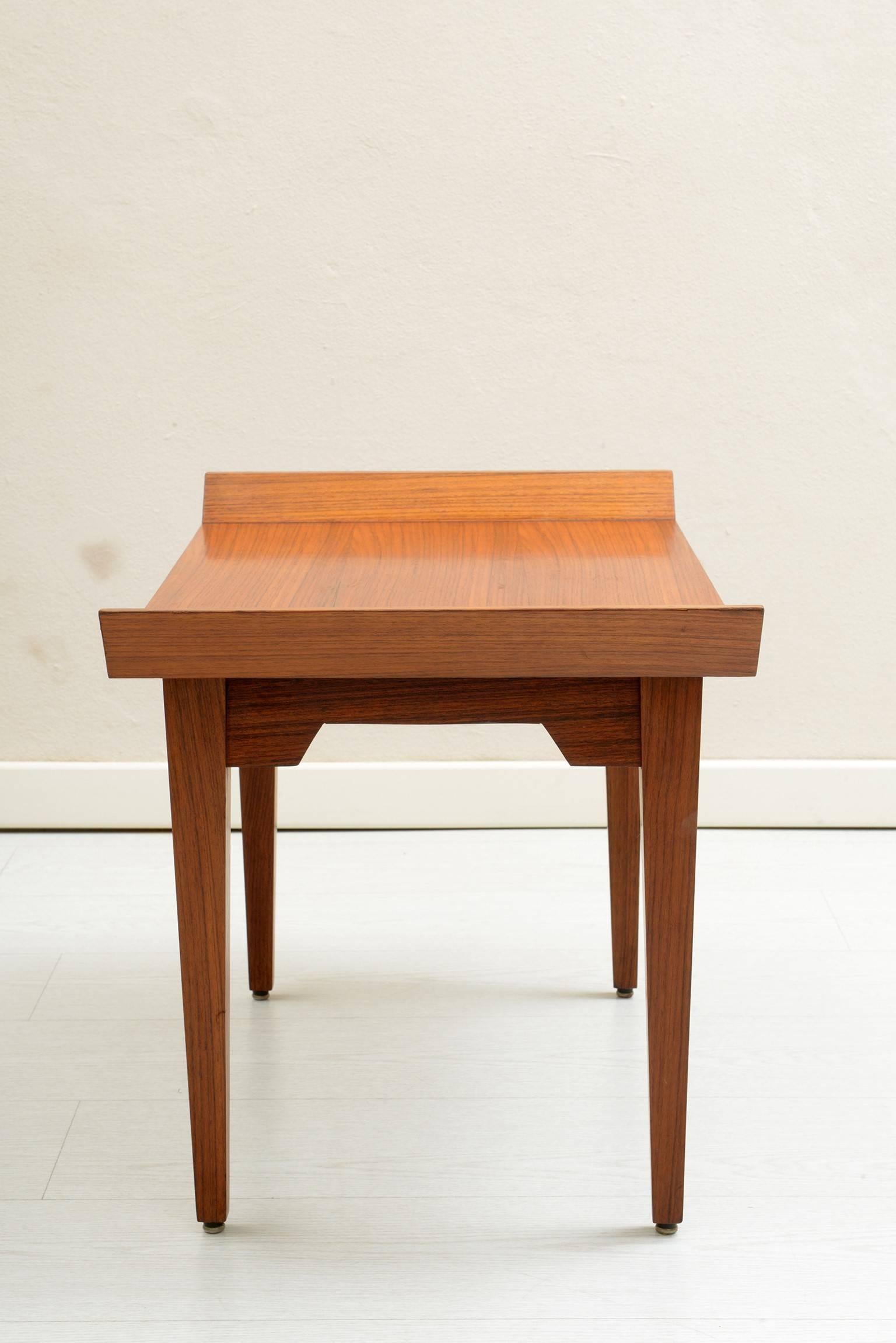 Italian Wood Pair of 1960s Side Table or Stools In Excellent Condition In Firenze, Toscana