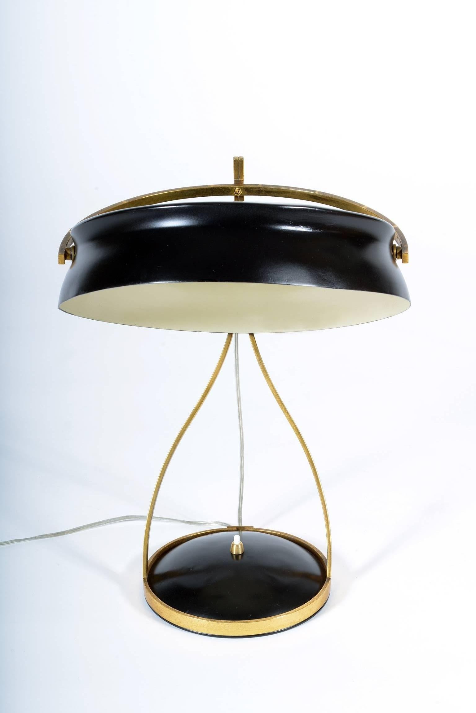 Mid-Century Modern Mid-20th Century Adjustable Table Lamp Called Commander by Chiarini Milano