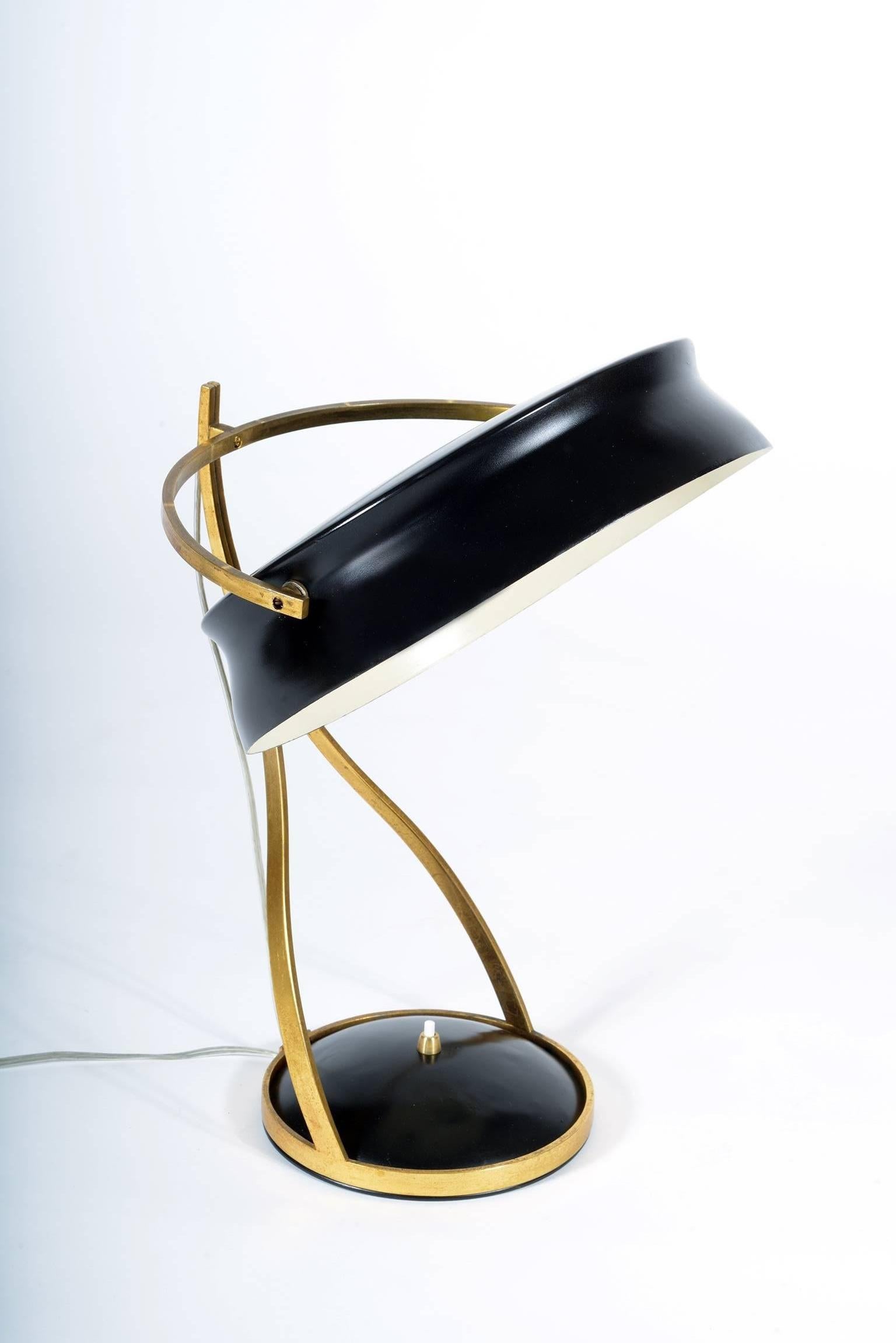 Mid-20th Century Adjustable Table Lamp Called Commander by Chiarini Milano 3
