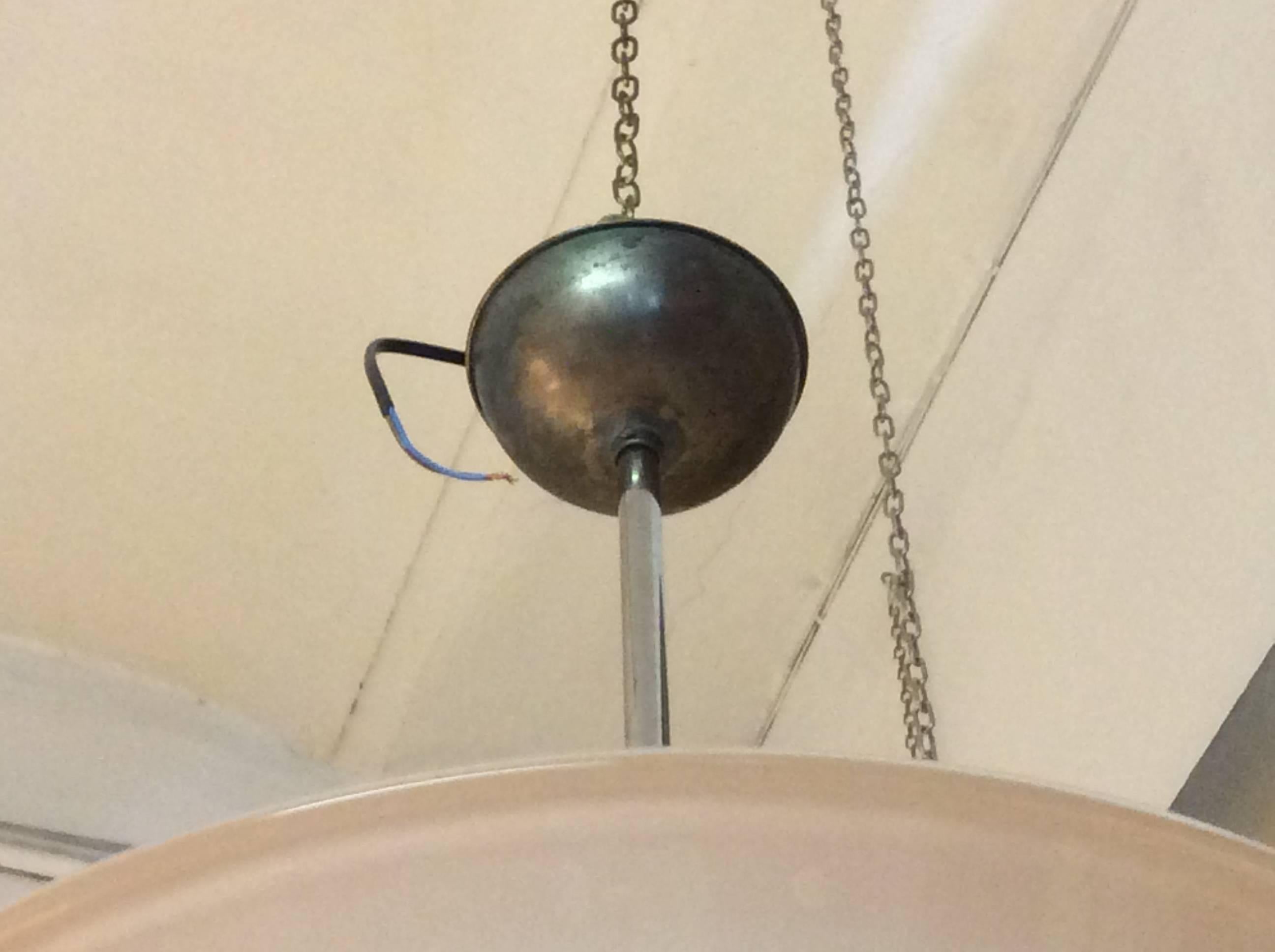 Italian 1930s Blown Murano Glass Lantern by Pauly For Sale 1