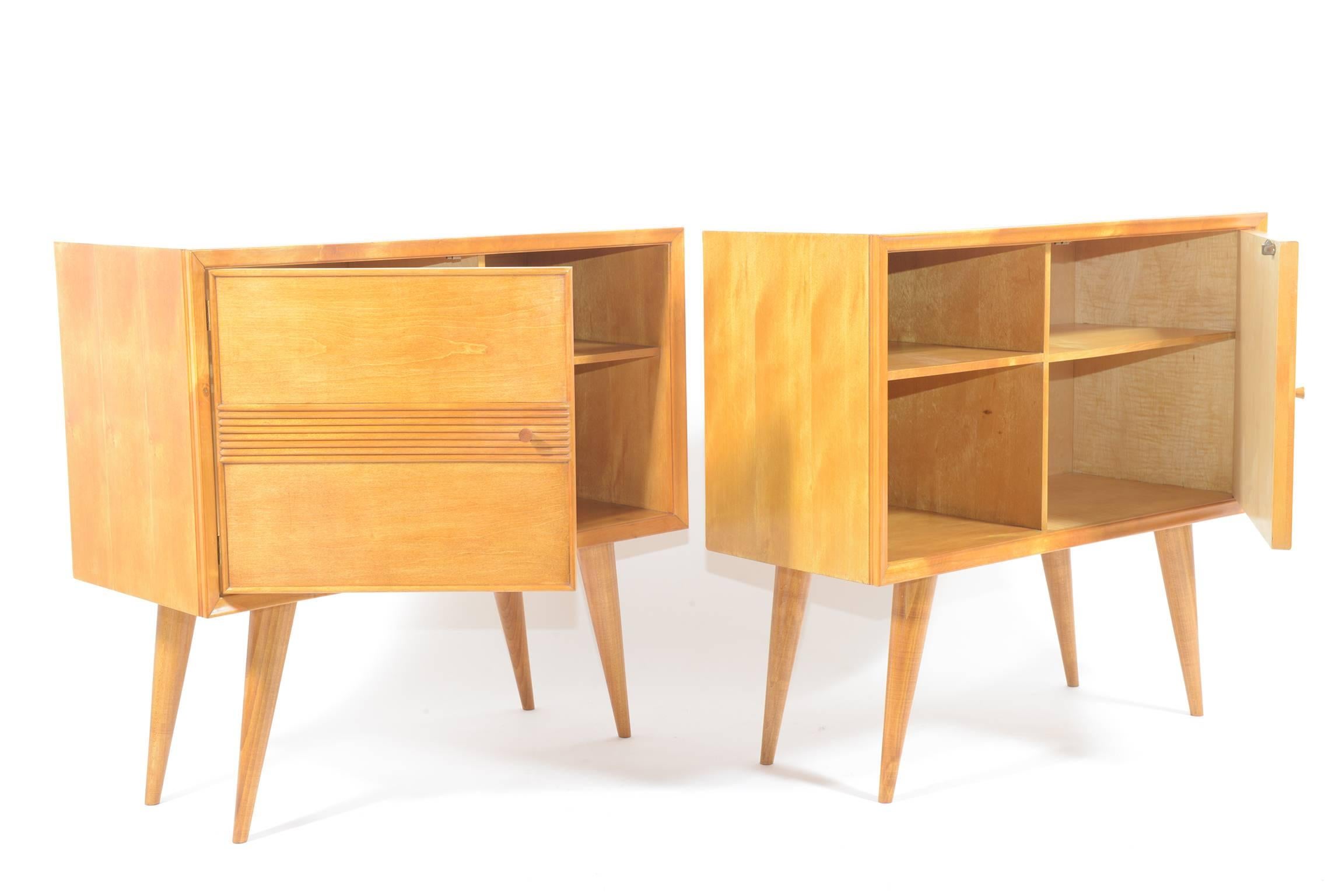 Mid-Century Modern Pair of Mid-Century Italian Cabinet by Pier Giulio Magistretti For Sale