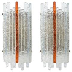 Pair of Mid-Century Wall Light Sconces by Poliarte