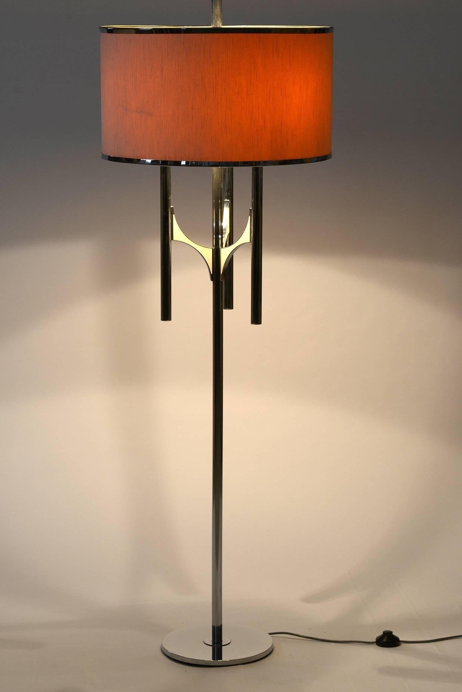 Mid-Century Modern Sciolari Italian Midcentury Standing  Floor Lamp , 1970's