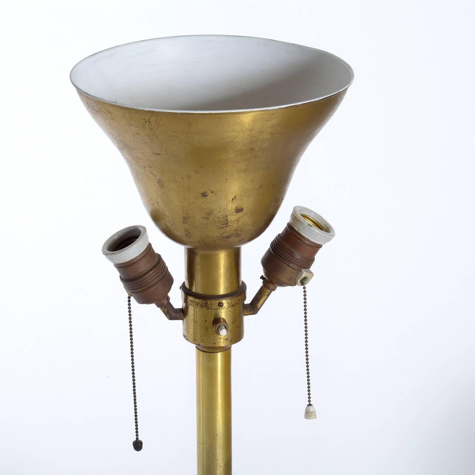 Italian 1960s Fractal Resin Table Lamp 2