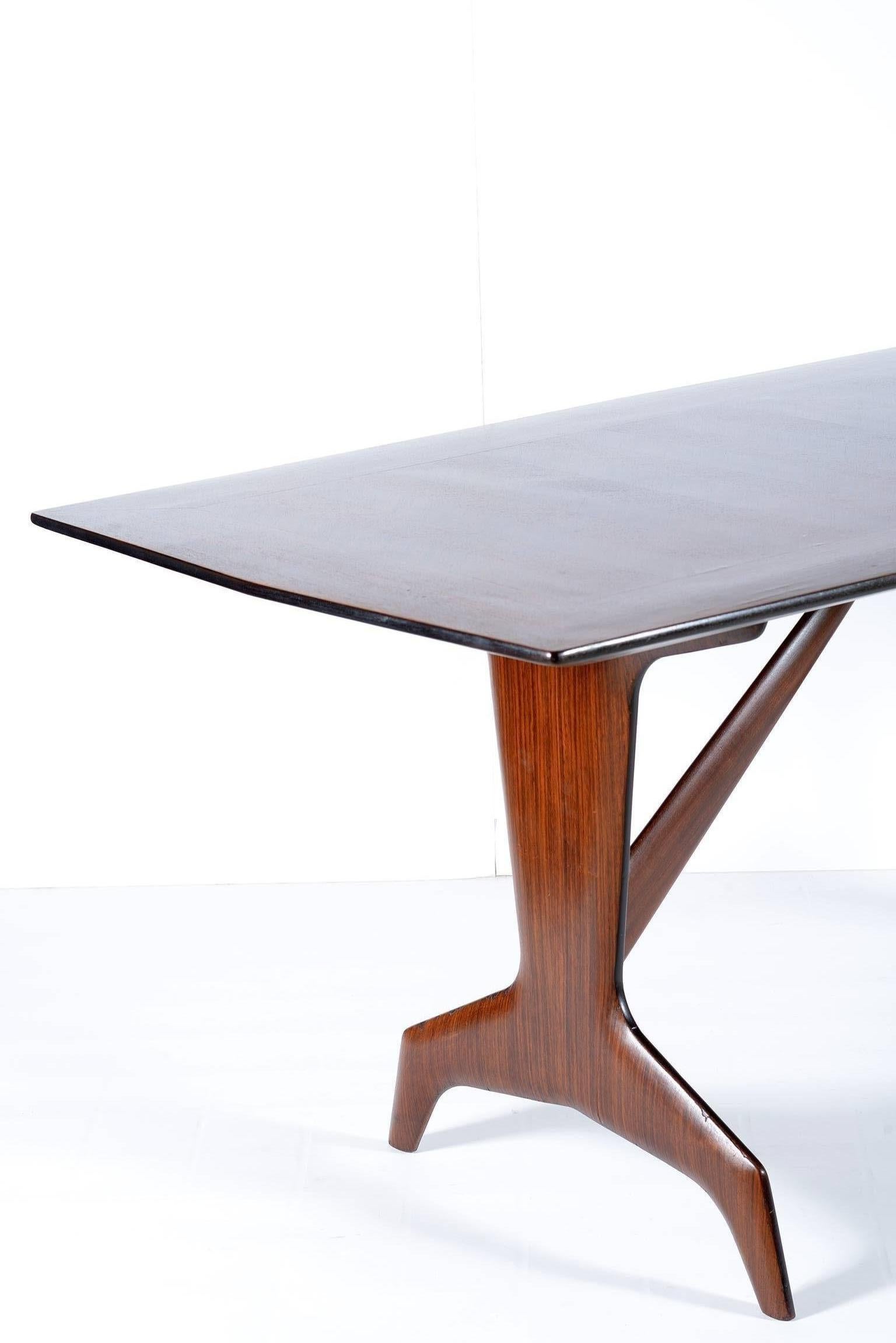 Mid-20th Century  Dassi Mid century  Table precious Inlaid  , italy 1950's