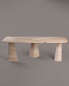 Table en travertin Mone