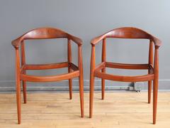 Pair of "The" Chairs by Hans Wegner for Johannes Hansen