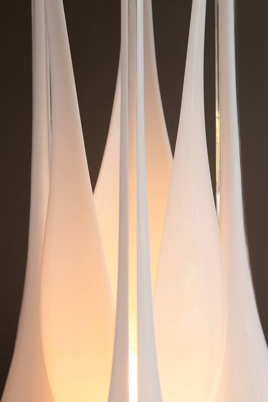 Brass Rougier Tulip Form Table Lamp