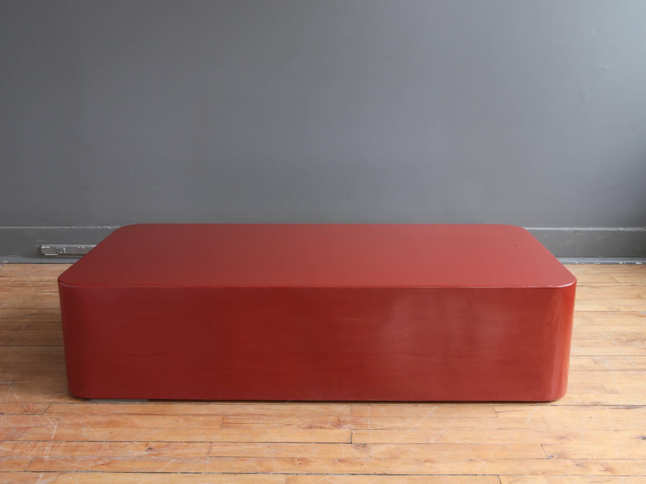 Mid-Century Modern Lacquer Coffee Table by Giacomo Passera