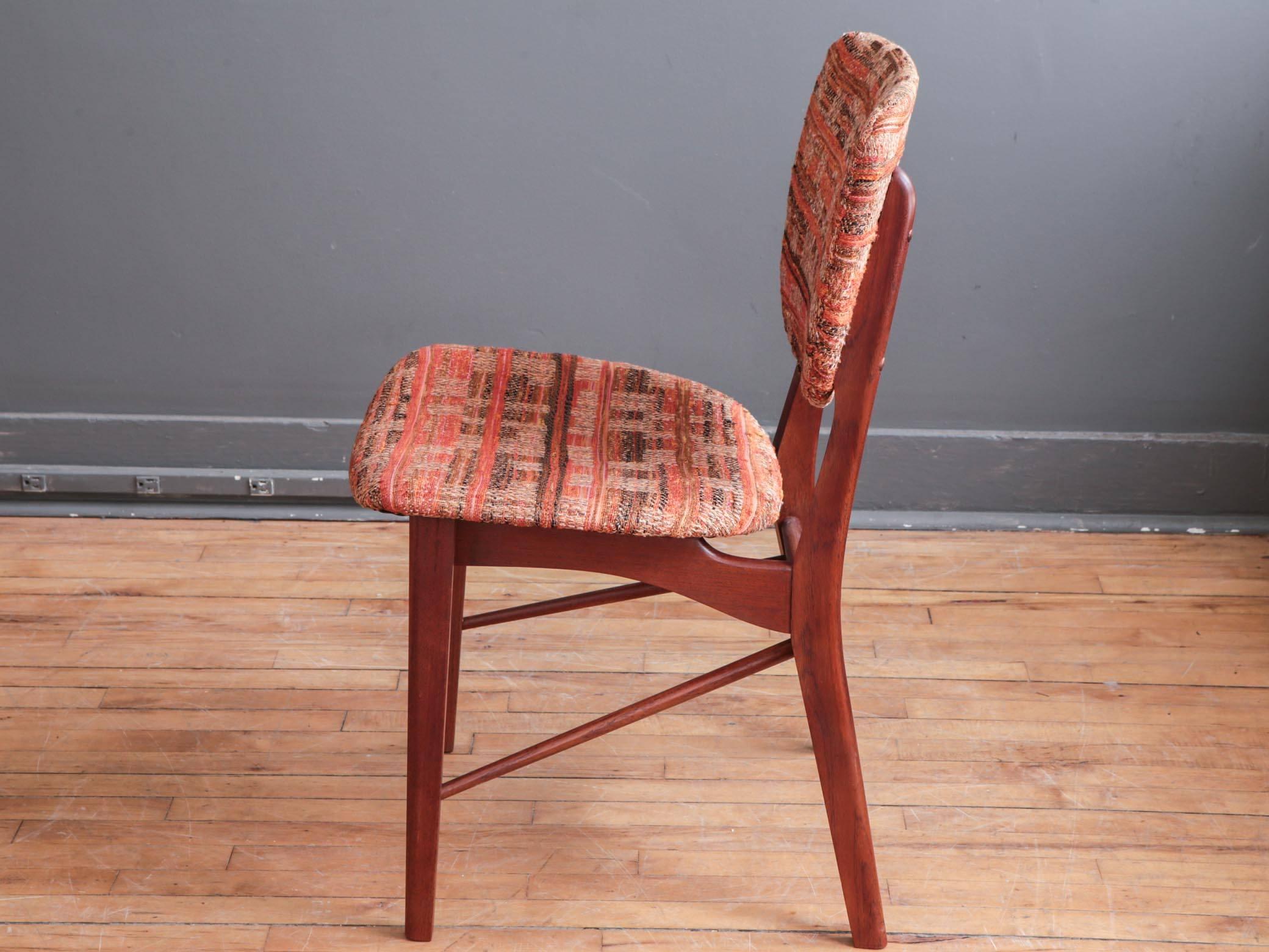 Danish Set of Six Teak Dining Chairs by Niels Vodder