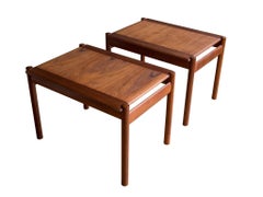 Pair of Teak Side Tables by Sven Ivar Dysthe for Dokka Møbler