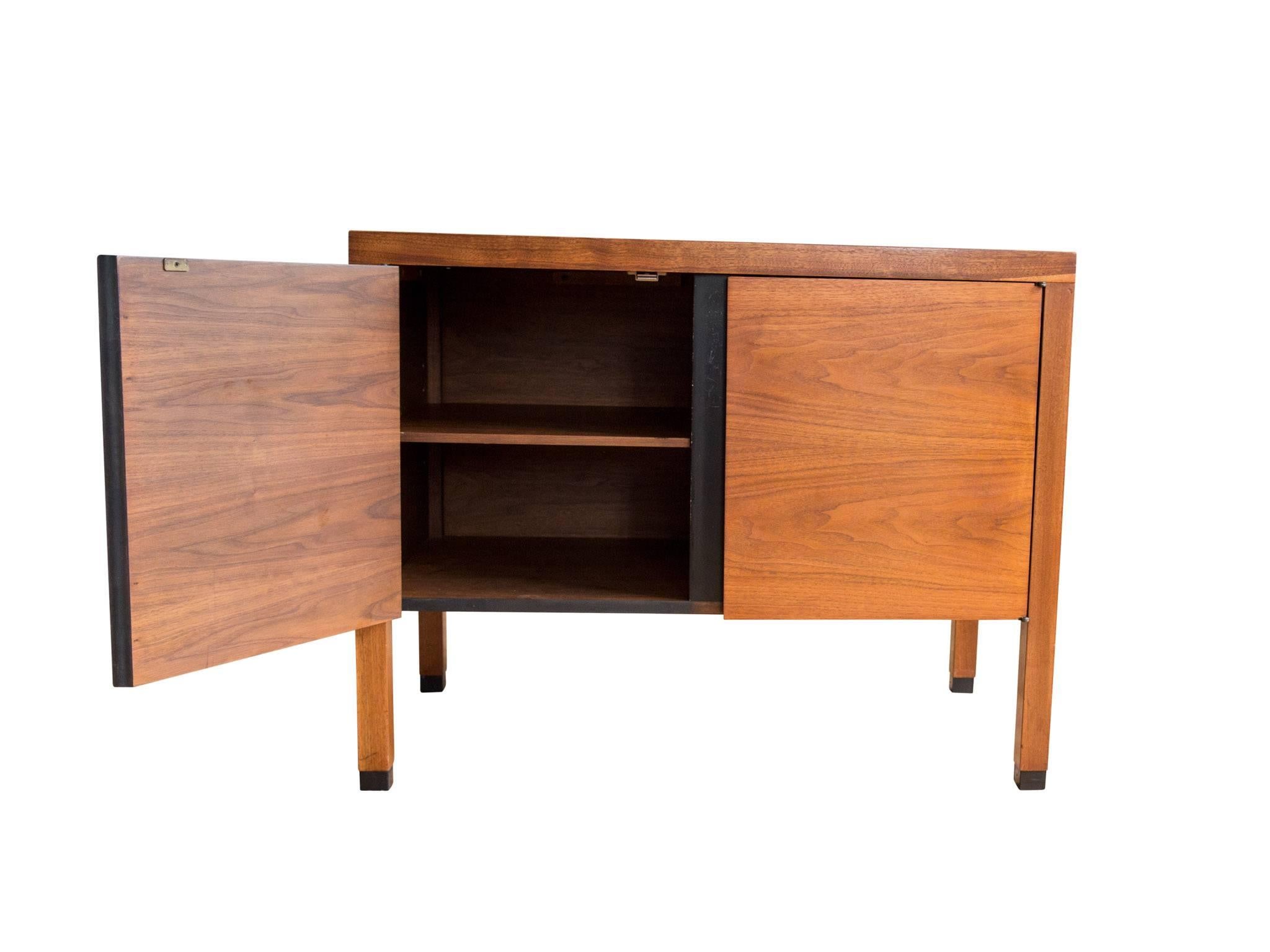 Mid-Century Modern Walnut Cabinet Attributed to Paul McCobb for Directional