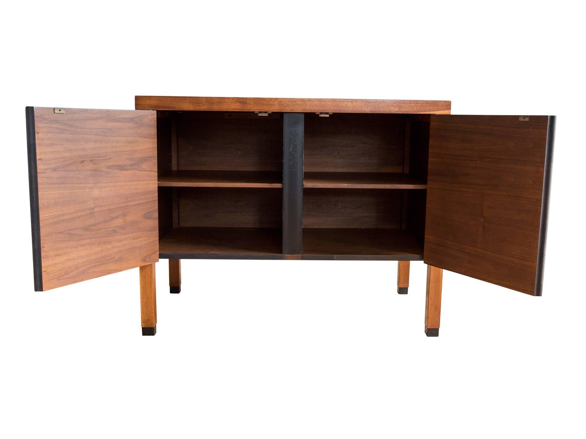 American Walnut Cabinet Attributed to Paul McCobb for Directional