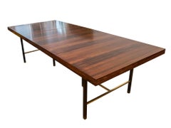 Harvey Probber Rosewood and Mahogany Dining Table