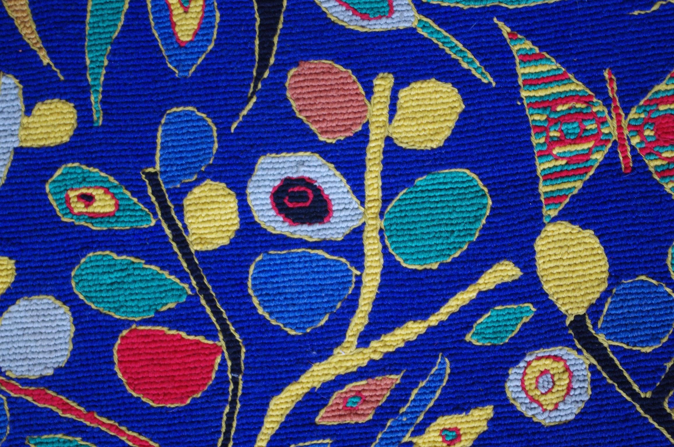 Mid-Century Modern Wool Tapestry by Genaro de Carvalho