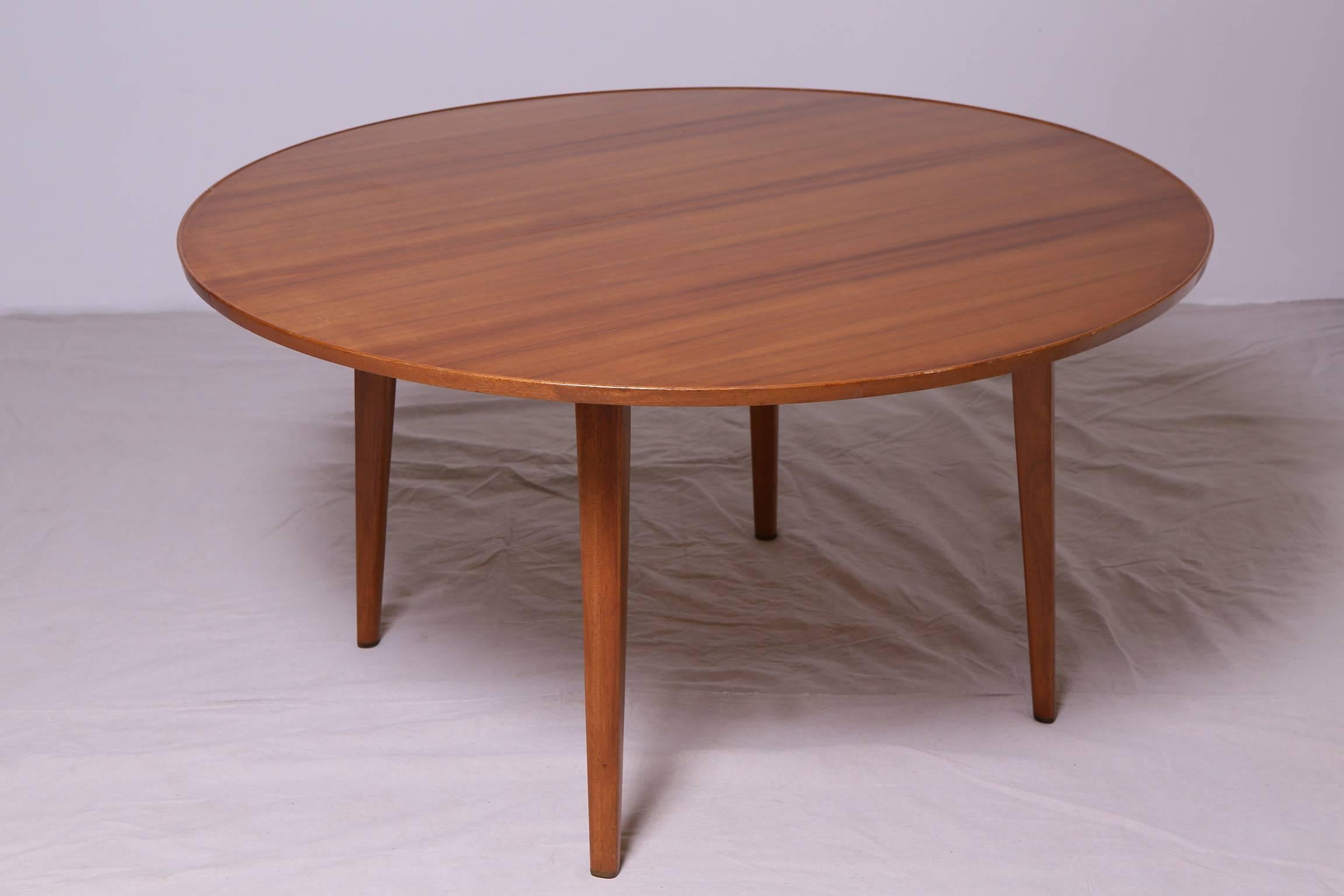 Mid-Century Modern Bleached Mahogany Dining Table by Edward Wormley for Dunbar