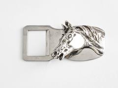 Mid-20th century equestrian horses head bottle opener by Hermes circa 1960