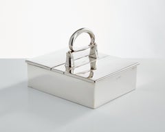 Antique Automated English Sterling Silver Cigar Box, London, 1906