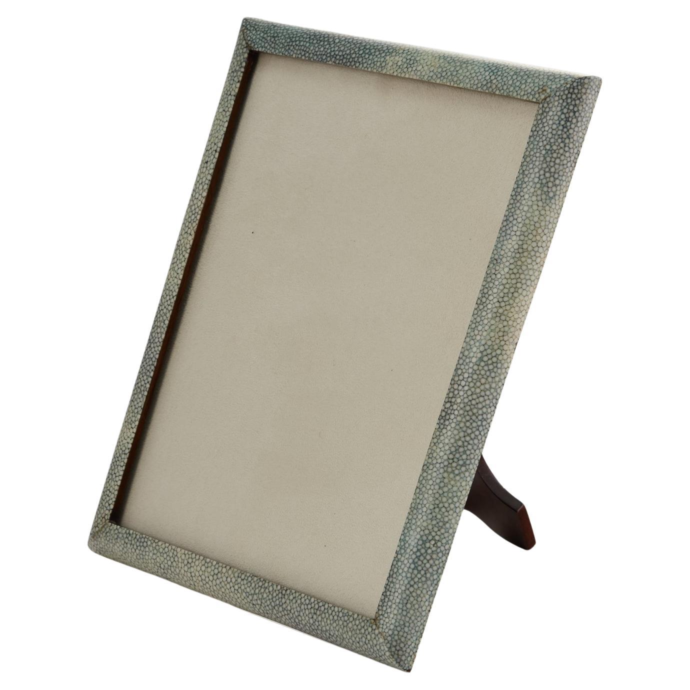 20th Century Art Deco Shagreen Picture Frame London Circa 1918-20 For Sale