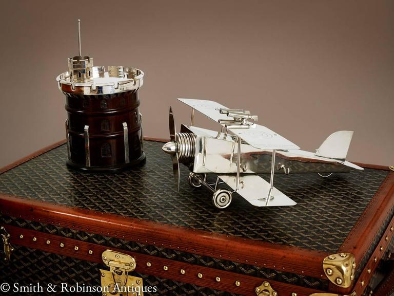 Novelty Ice Bucket in the Form of a Tower, English circa 1920 For Sale